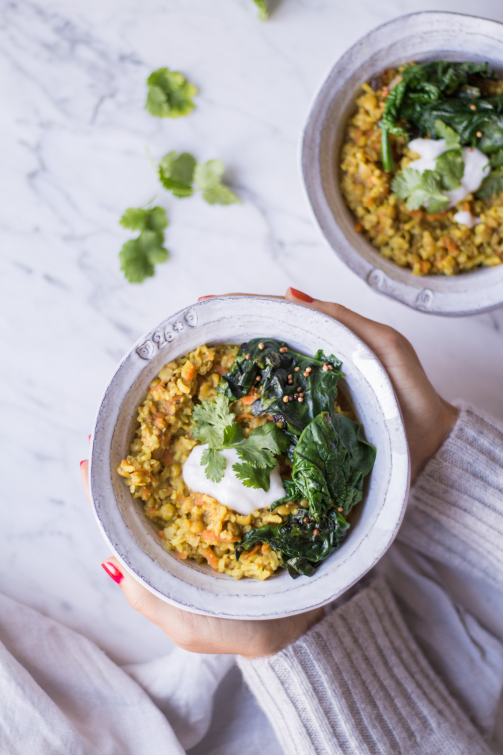 Ayurvedisches Kitchari mit Gemüse – ein reinigendes und entgiftendes Gericht perfekt für den Januar - rein pflanzlich, vegan, glutenfrei, ohne raffinierten Zucker - inzone.biz