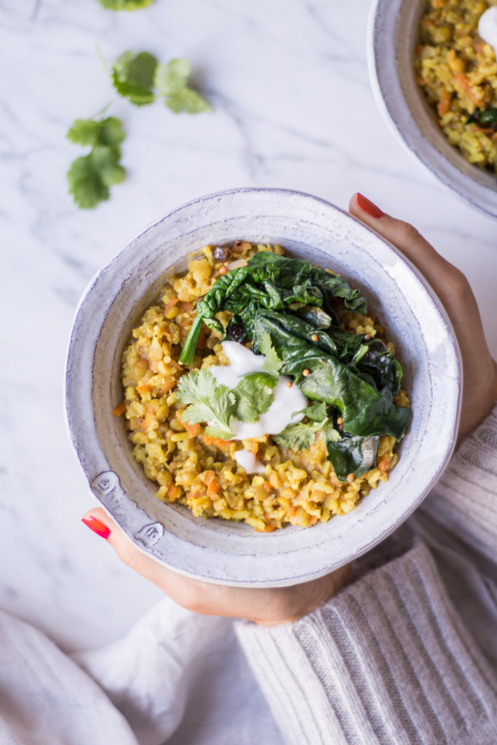 Ayurvedisches Kitchari mit Gemüse – ein reinigendes und entgiftendes Gericht perfekt für den Januar - rein pflanzlich, vegan, glutenfrei, ohne raffinierten Zucker - inzone.biz