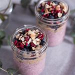 Beeriger Chia Pudding - Alpro H.A.P.P.Y Challenge - rein pflanzlich, vegan, glutenfrei, ohne raffinierten Zucker - inzone.biz
