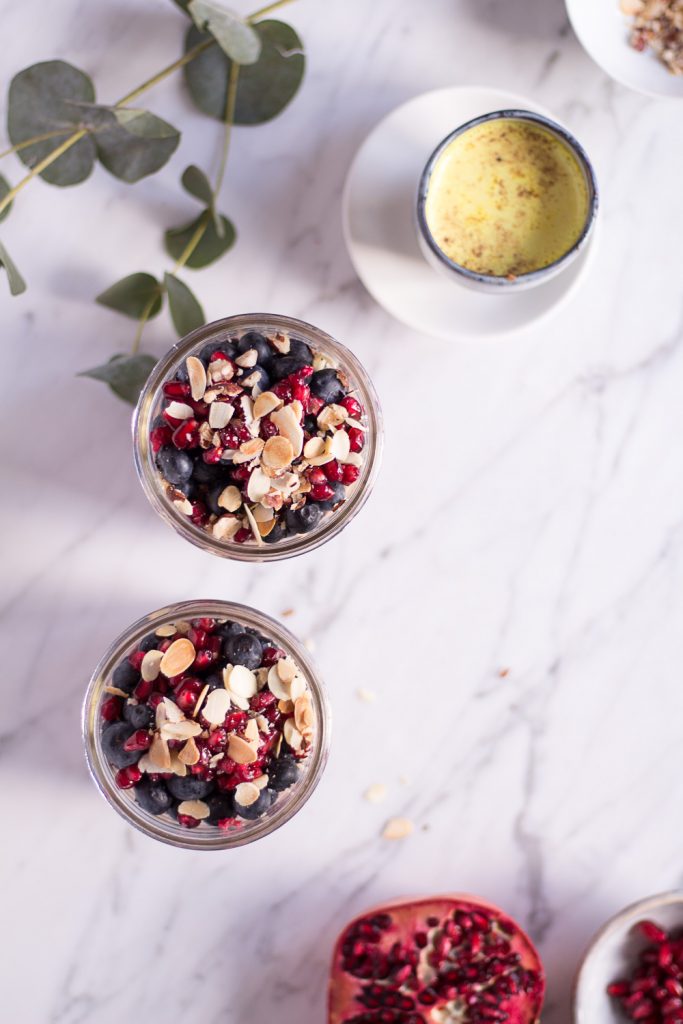 Beeriger Chia Pudding - Alpro H.A.P.P.Y Challenge - rein pflanzlich, vegan, glutenfrei, ohne raffinierten Zucker - inzone.biz