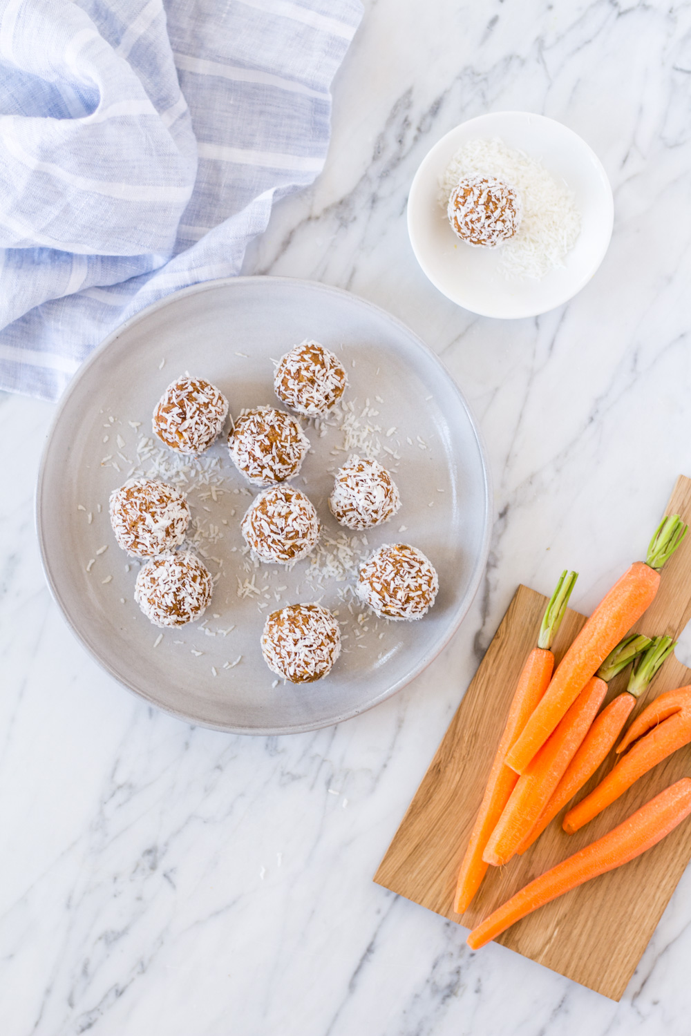 Gesunde Carrot Cake Energy Balls – rein pflanzlich, vegan, glutenfrei, ohne raffinierten Zucker - inzone.biz