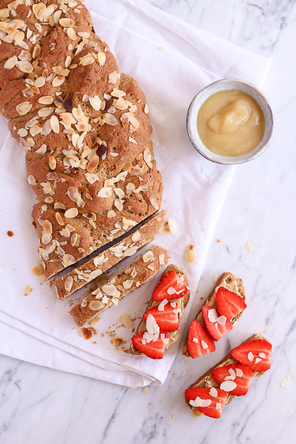 Gesunder Hefezopf - rein pflanzlich, vegan, glutenfrei, ohne raffinierten Zucker - inzone.biz