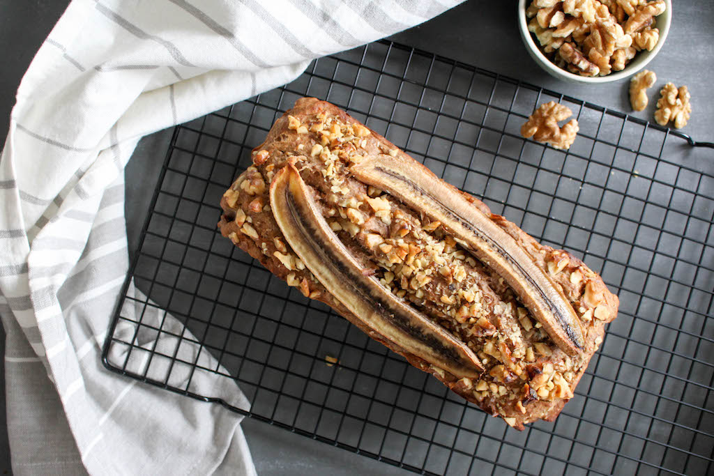 Gesunder Bananen-Karotten-Kuchen - vegan, vegetarisch, rein pflanzlich, glutenfrei, gesund - inzone.biz