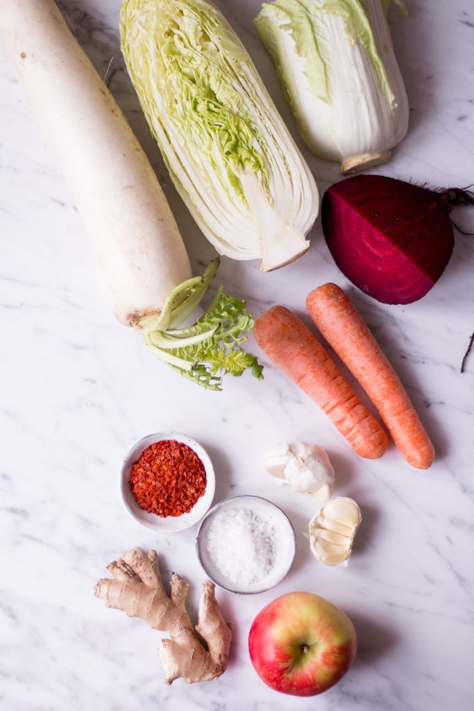 Gesundes Pinkes Kimchi - rein pflanzlich, vegan, glutenfrei, ohne raffinierten Zucker - inzone.biz