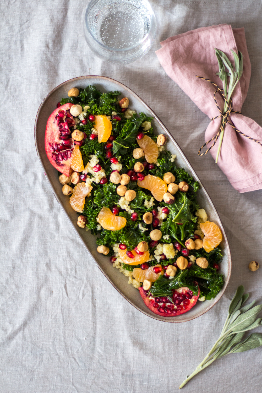 Gesundes Weihnachtsmenü 2018 - rein pflanzlich, vegan, glutenfrei, ohne raffinierten Zucker - inzone.biz