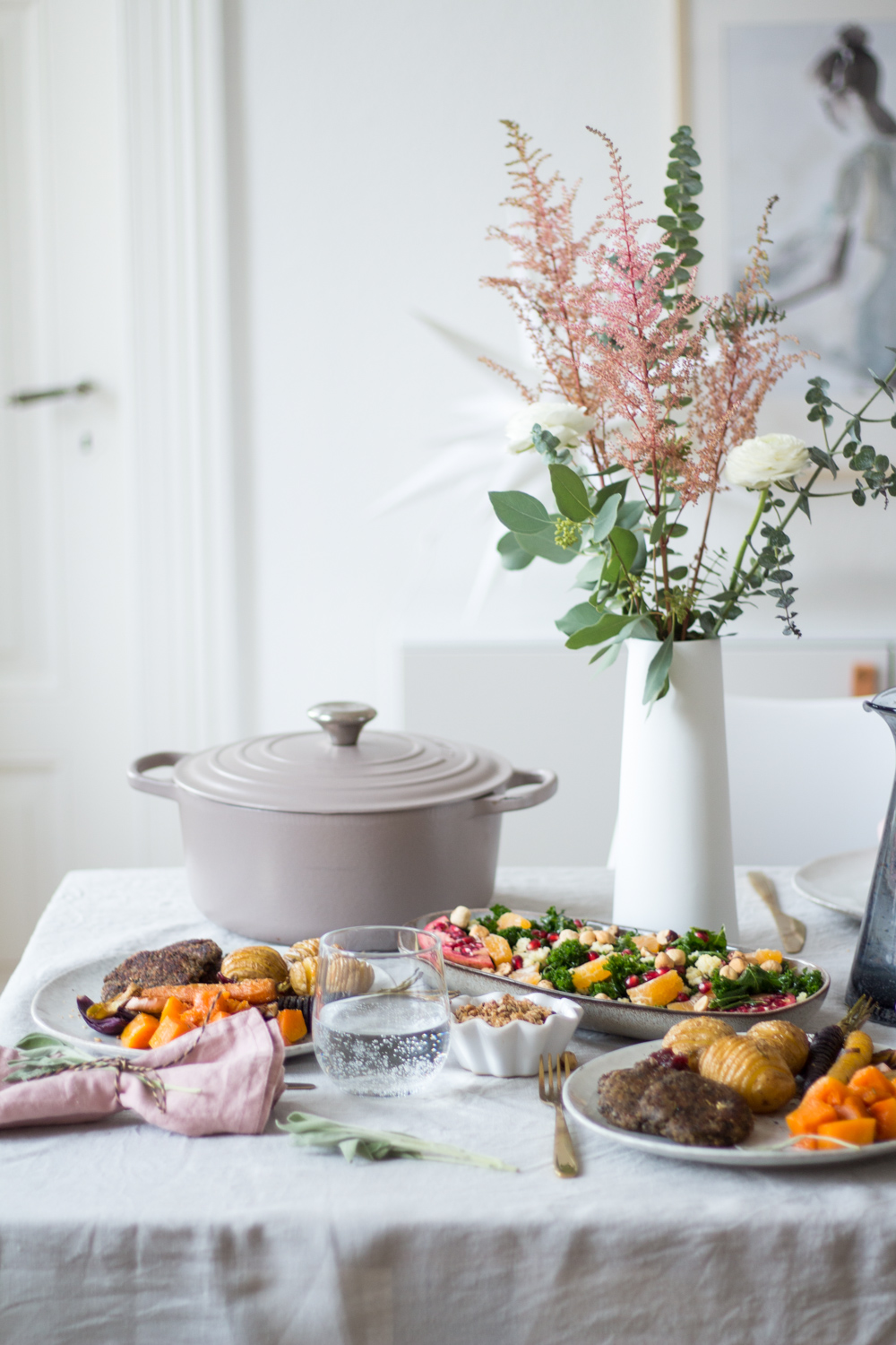 Gesundes Weihnachtsmenü 2018 - rein pflanzlich, vegan, glutenfrei, ohne raffinierten Zucker - inzone.biz