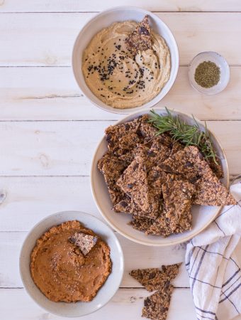 Glutenfreies Saaten-Knäckebrot -Kompott - rein pflanzlich, vegan, glutenfrei, ohne raffinierten Zucker - inzone.biz