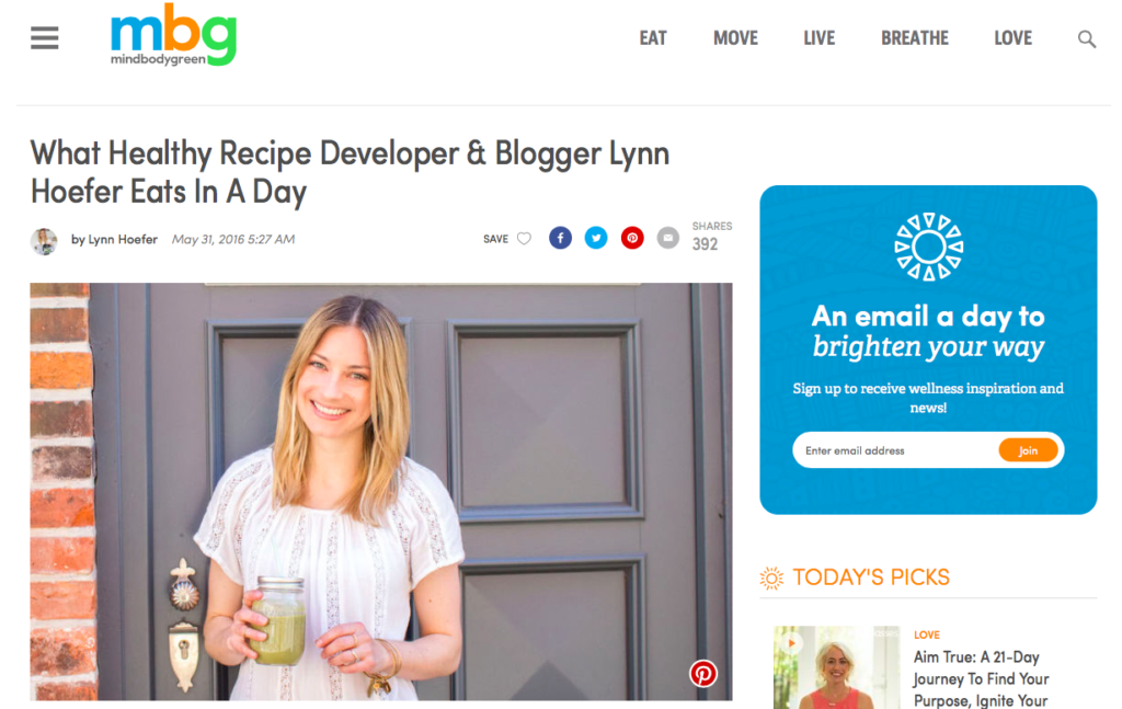 InZone Presse - MindBodyGreen 