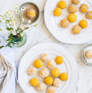 Mango Kokos Energy Balls – rein pflanzlich, vegan, glutenfrei, ohne raffinierten Zucker – inzone.biz