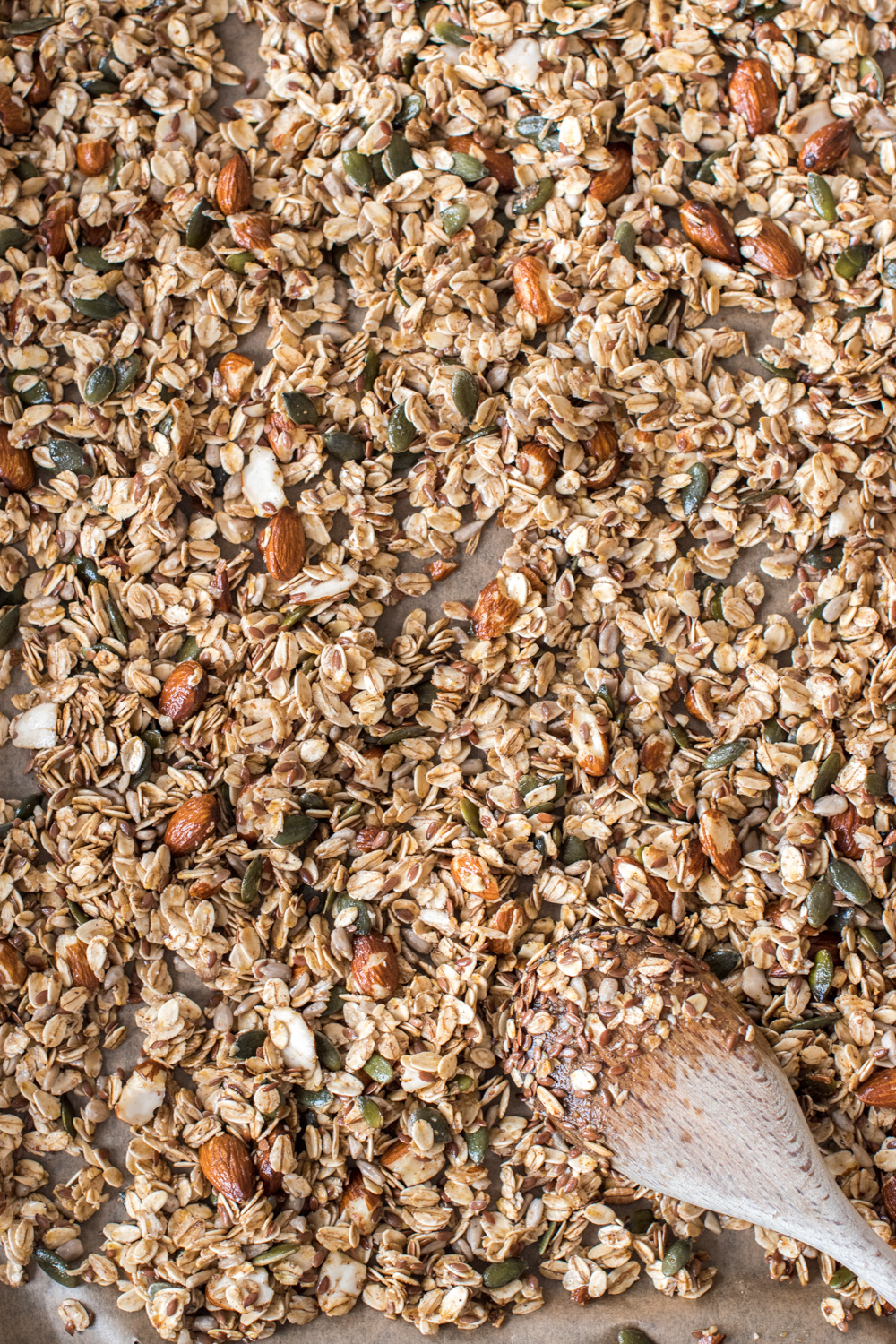 Pumpkin Spice Granola - rein pflanzlich, vegan, glutenfrei, ohne raffinierten Zucker - inzone.biz