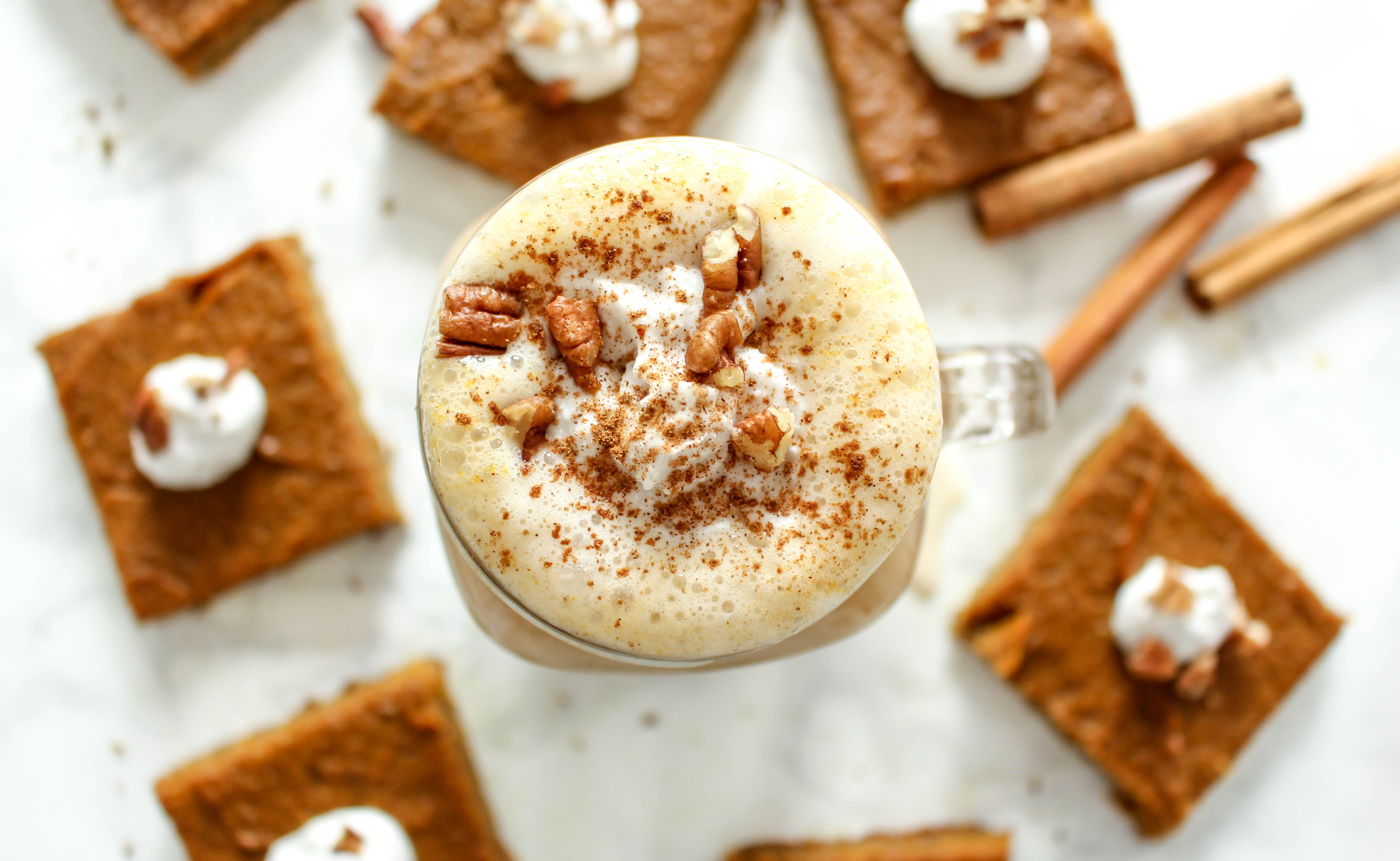 Pumpkin Spice Latte - vegan, glutenfrei, ohne raffinierten Zucker