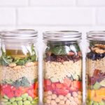 4 To-Go Salate fürs Büro - rein pflanzlich, vegan, glutenfrei, ohne raffinierten Zucker - inzone.biz