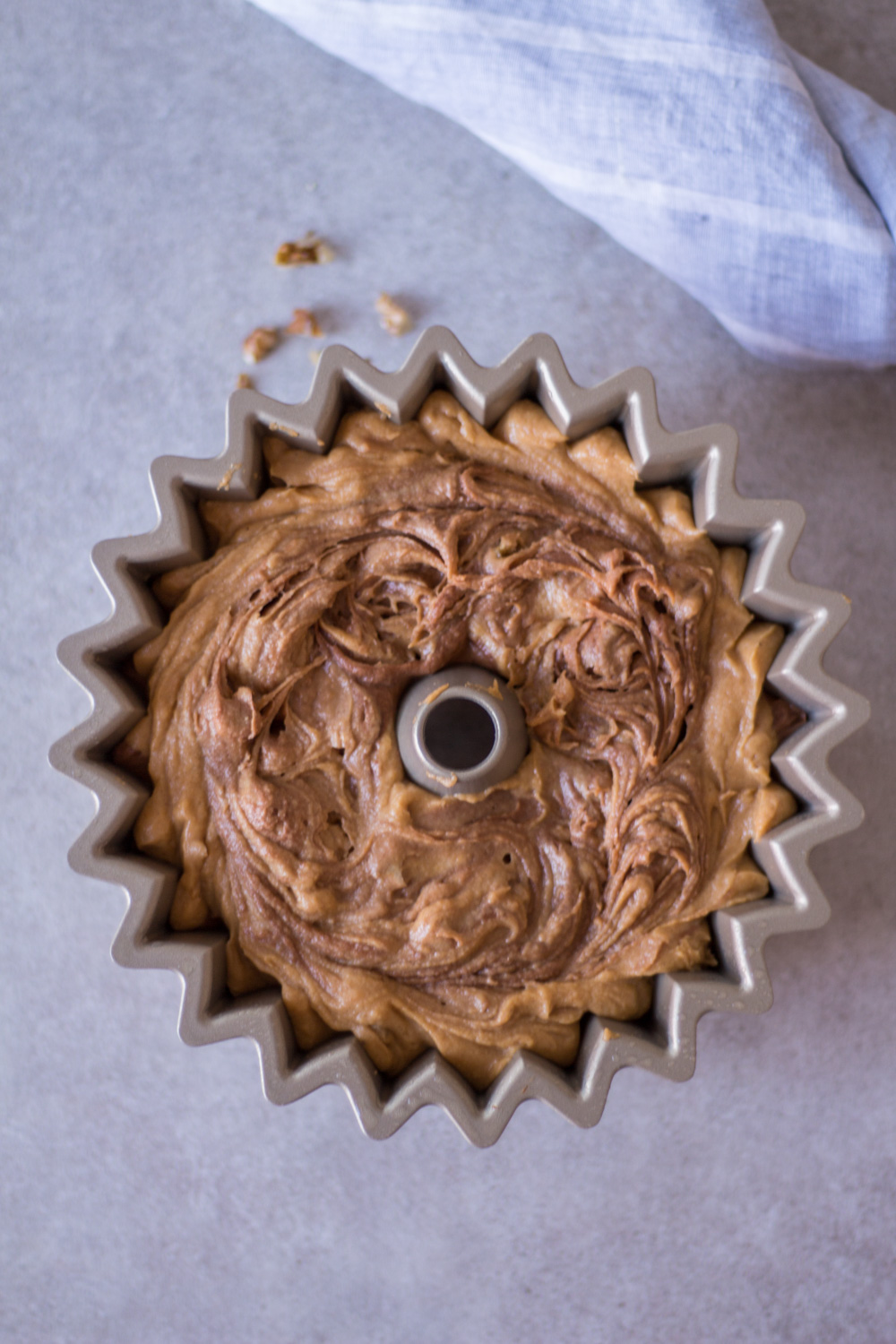Süßkartoffel-Gewürz-Gugelhupf - rein pflanzlich, vegan, glutenfrei, ohne raffinierten Zucker - inzone.biz